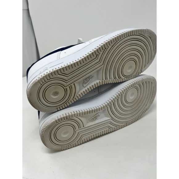 Nike sneakers Air Force 1 Low White 10 mens 2020 CJ1607-100 midnight navy shoes - Picture 8 of 11